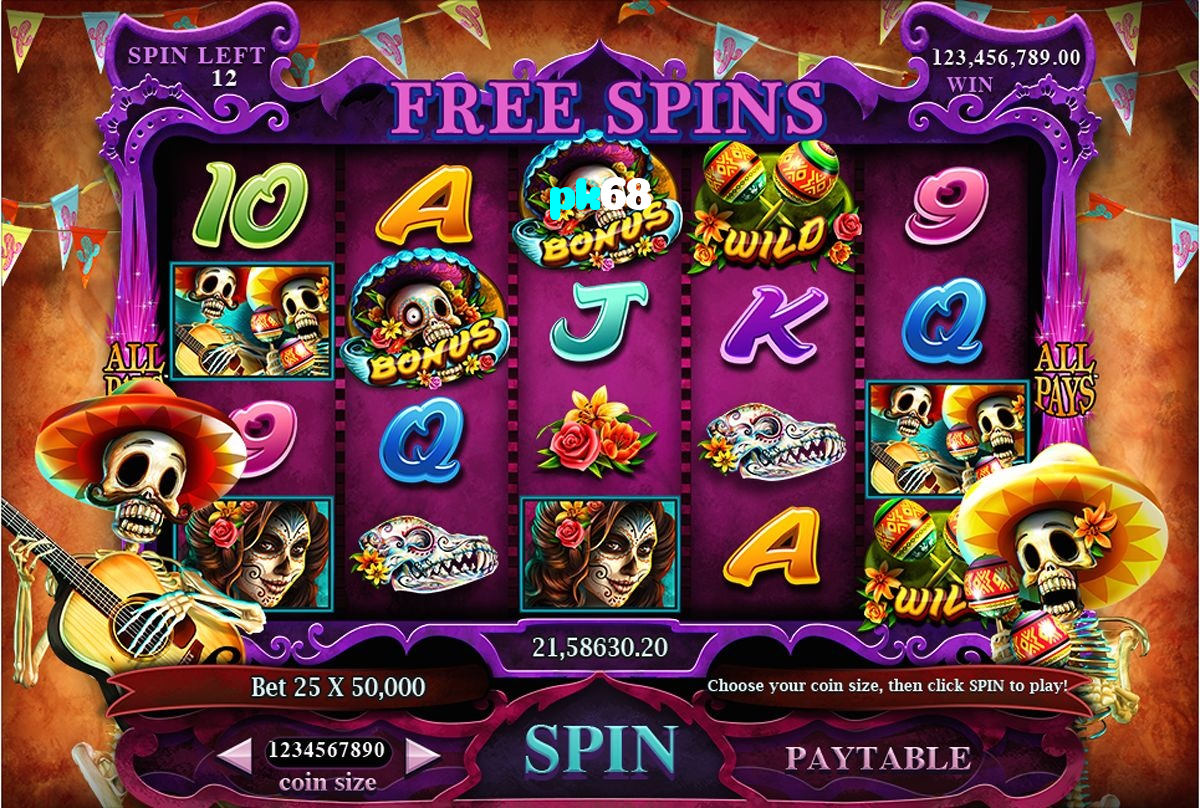 pk68 casino presented on mobile device in Pakistan with slots and live games